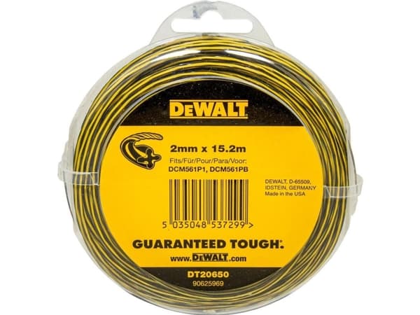 DeWALT DT20651-QZ grästrimmerlinje - 2 mm x 68,6 m