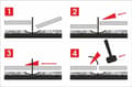 Miniatyrbilde 2 av 2: AWTools System for utjevning av fliser 7-14mm klips 100 stk. (AW30364)