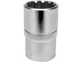 Miniatyrbilde 1 av 3: Yato YT-1460, Enkel enhet, Pipenøkkel, Kromvanadiumstål, 1/2", Kromfarget, 38 mm