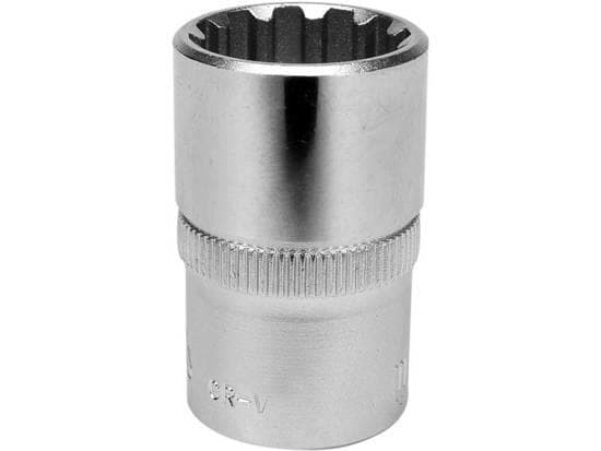 Yato YT-1462, Stikkontakt, 1/2", Metrisk, 1 hoder, 12.7 mm, Kromvanadiumstål