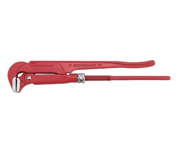 Yato YT-2210, Röd, Svensk rörtång, Röd, 2,5 cm, 90°, Krom-vanadium-stål