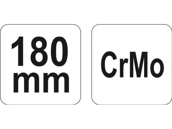 Yato YT-2450, Låsetang, Rød, Rustfritt stål, 180 mm, 396 g