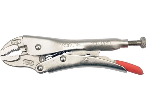 Yato YT-2450, Låsetang, Rød, Rustfritt stål, 180 mm, 396 g