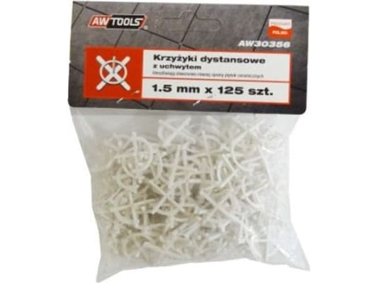 AWTools Avstandskryss med håndtak 2,5mm 100 stk. (AW30358)