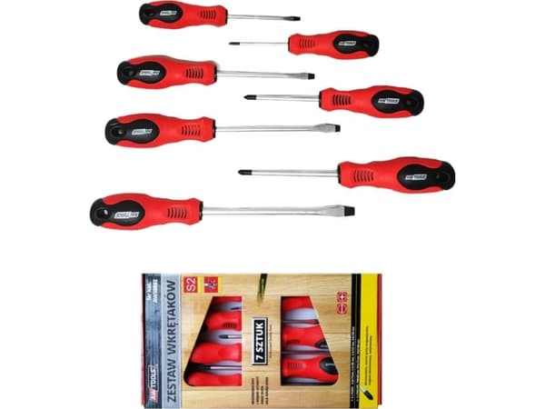 AWTools AW SKRUTREKKERE S2 / 7STK. / 3xSL / 2xPH / 2xPZ AW30802 - AW30802