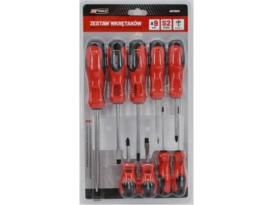 AWTools S2 skrutrekkere 9 stk (AW36810)
