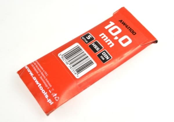 Drill AW-Tools AWTools drill for metall HSS sylindrisk 10mm 5stk. (AW41100)