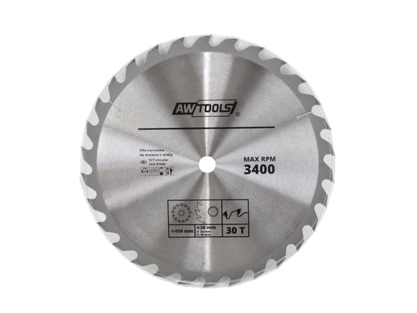 AWTools cirkelsåg för trä 500 x 30/22/16mm 30z (AW48493)