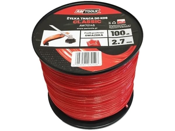 AW-Tools AWTools Fiskelina CLASSIC 2,4x100 m rund (AW70138)