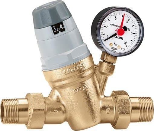 Caleffi Vedenpaineensäädin 1" painemittarilla (535061)