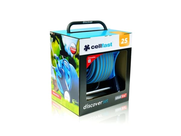 CELLFAST SET DISCOVER DELUXE BINDNING + Slang 25 m + SPRINKLER + ANSLUTNING