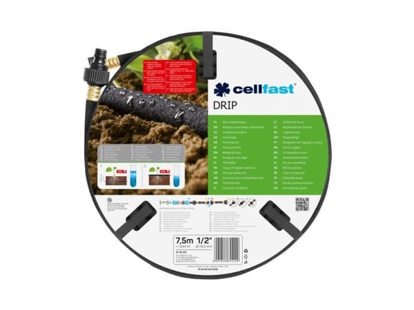 Cellfast drypp vanningsslange 1/2" 15m (19-002)