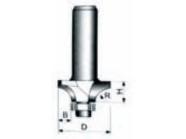 Condor vedkutter for avrunding 32 x 9,52 x 16 mm skaft 8 mm (CON-RB-706)