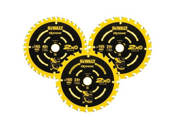 DeWALT DT10397-QZ, Svart, Gul, 3 styck