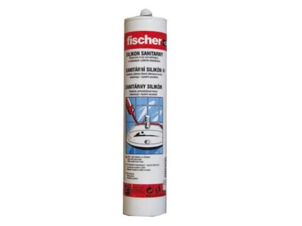 Fischer sanitetssilikon vit 300 ml (79515)
