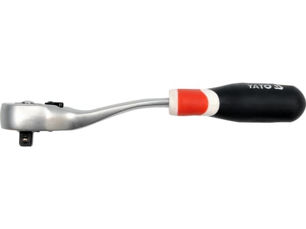 Yato Klucz grzechotka 1/4 wygity YT-0730, Hylsnyckel, 1 styck, Silver, Krom, Stål, Handtag till hylsnyckel, 1 styck