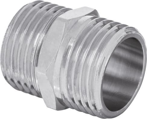 Invena 3/4" förkromad nippel (ZC-03-020)
