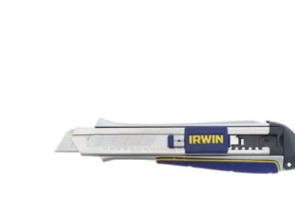 IRWIN 10504553 ProTouch Screw Snap-Off Knife (25-Millimetre), Metal, 25 mm Blade