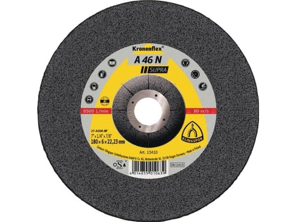 Klingspor 2226 A 46 N Supra Hiomalaikka poimutettu 125 mm 22,23 mm 10 kpl