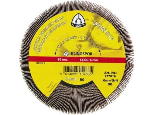 Combi-Fächerschleifrad WSM617 ø 125 x 20 mm Grain 120, Aufnahme M14