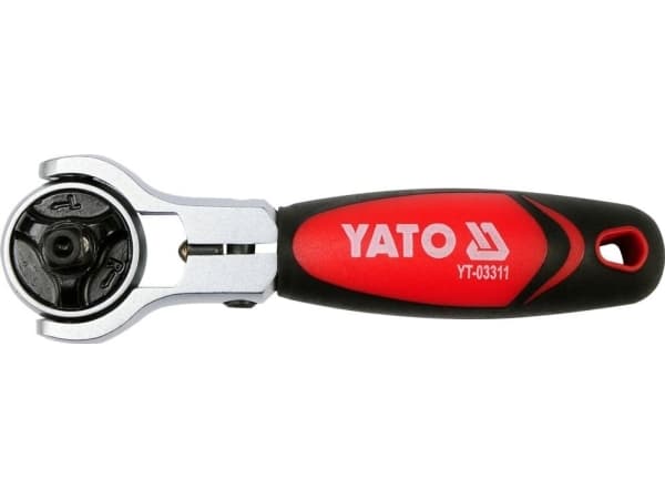 YATO RATCHET MED SVÄNGBART HUVUD 1/4" 2IN1