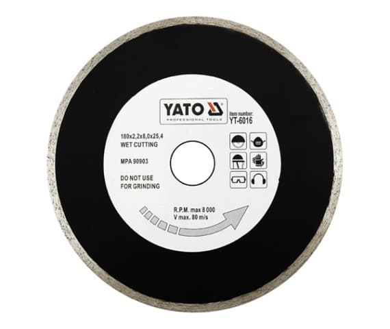 Yato YT-6016, Vått kutt, Keramisk, Glass, Porselen, 2,54 cm, 18 cm, 1 stykker