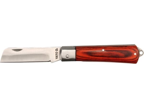Yato YT-7600, Svörd, Camper/scout, Dolk, Rostfritt stål, Trä, Brun, Silver