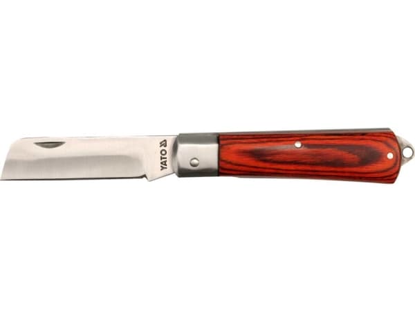 Yato YT-7600, Svörd, Camper/scout, Dolk, Rostfritt stål, Trä, Brun, Silver