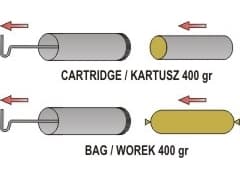 Yato YT-0700, Fettspruta med hävstång, Svart, 170 mm, 1,25 kg