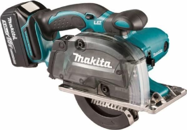 Makita DCS552RTJ, Metall, Svart, Mintfärgad, Borstlös, 13,6 cm, 3600 RPM, 5,05 cm
