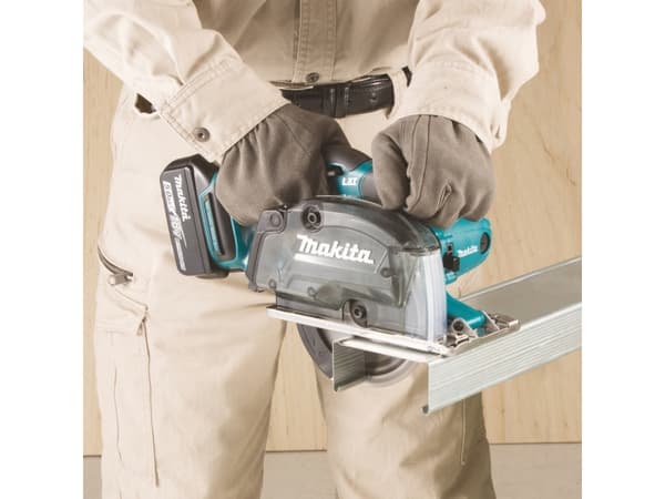 Makita DCS552RTJ, Metall, Svart, Mintfärgad, Borstlös, 13,6 cm, 3600 RPM, 5,05 cm