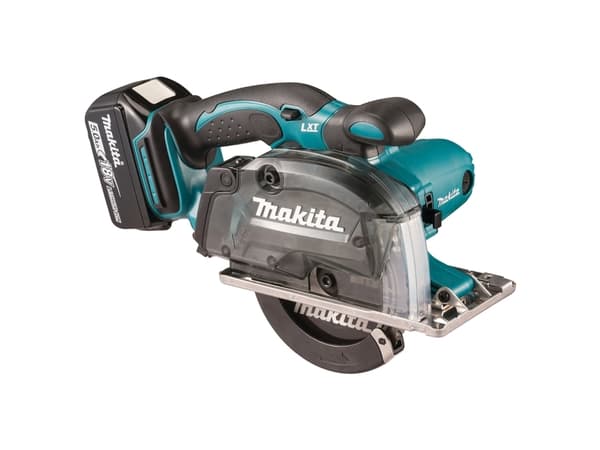 Makita DCS552RTJ, Metall, Svart, Mintfärgad, Borstlös, 13,6 cm, 3600 RPM, 5,05 cm