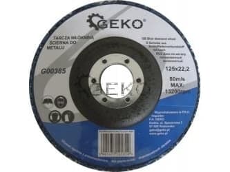 Geko Non-woven slipskiva för metall 125x22,2mm - G00385