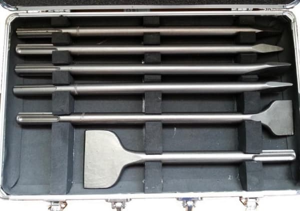 SDS MAX 6-piece chisel set