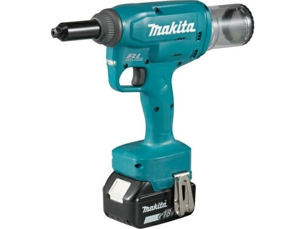 Makita DRV150RFJ, Svart, Blå, 2.4,4.8 mm, 10 kN, 2,5 cm, Batteri, 18 V