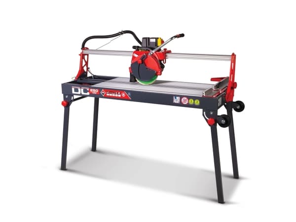 RUBI DC-250 850, Stationär kakelskärare, 850 W, 2790 RPM, 25 cm, 85,5 cm, 60°