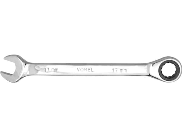 Vorel kombinationsnyckel med spärr 17mm (52658)