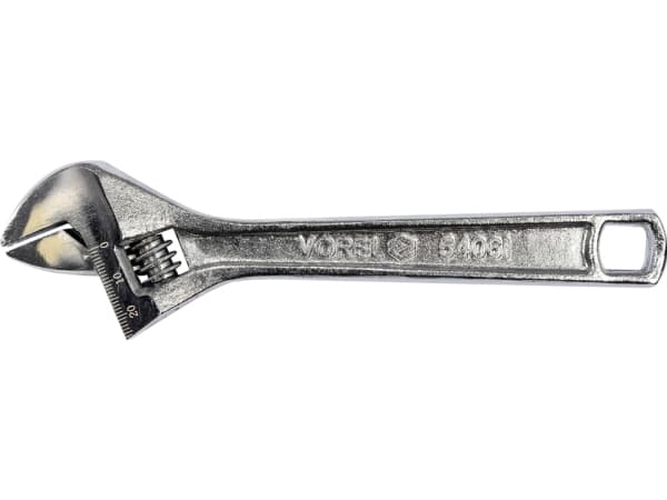 Vorel säädettävä jakoavain 200mm teräskahva (54061)