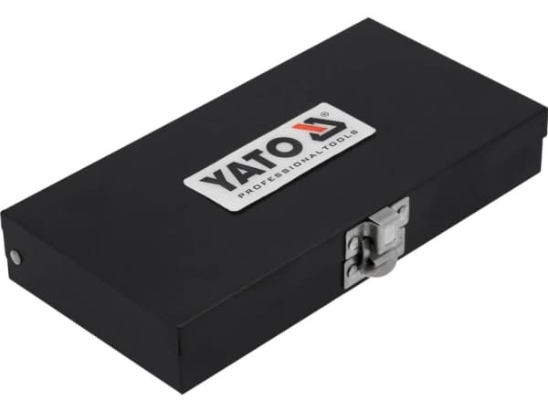 Yato YT-0413, 15 kpl, Kuusikulmainen (metrinen), 2,4,5,6,7,8,10,12 mm, Kromivanadiini-teräs, 25,4 / 2 mm (1 / 2"), Kahdeksankulmainen