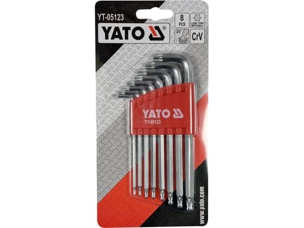 Yato YATO YATO TORX WITH BALL 8kpl / PITKÄ YT-05123