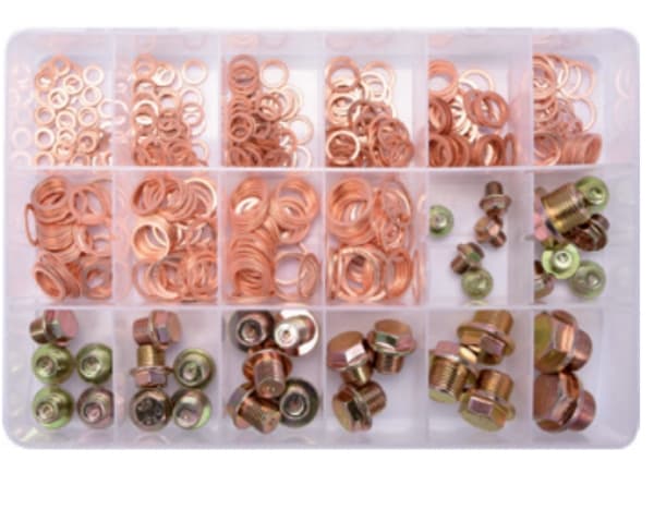Yato YT-06864, Kupari, Kupari, Pyöreä, 20,6,8,10,12,14,16 mm, 534 kpl, Laatikko