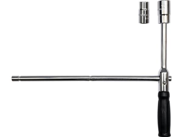 Yato YT-0730, Hjulvinne, 1 stykker, Sort, Sølv, T-formet, Kromvanadiumstål, T-grep