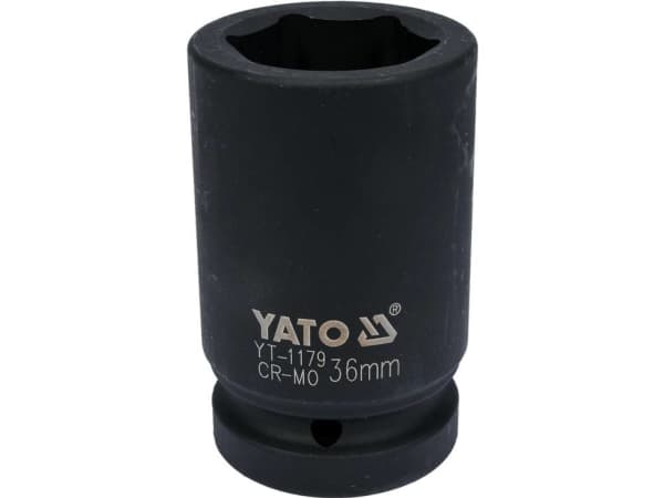 Yato YT-1179, Kraftpipe, Sort, 1 hoder, 1", Metrisk, 36 mm