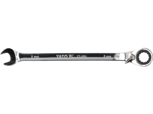Yato YT-1651, Kromivanadiini-teräs, 8 mm, 1 kpl, Ruostumaton teräs, Ruostumaton teräs