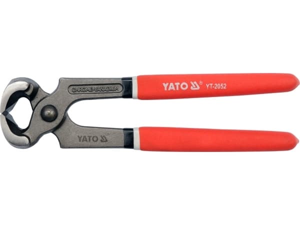 Yato YT-2050, Endekuttende tang, Kromvanadiumstål, PVC, Rød, 150 mm