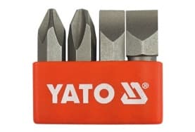 Yato YT-2812, 4 stykker, Flat, Philips, PH 2, PH 3, 8,10 mm, Stål, 36 mm