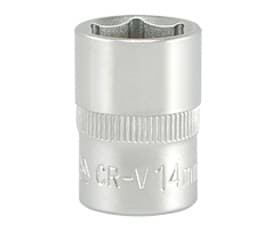 Yato YT-3809, Yksittäinen kohde, Hylsyavain, Kromivanadiiniteräs, 3/8", Kromi, 28 mm