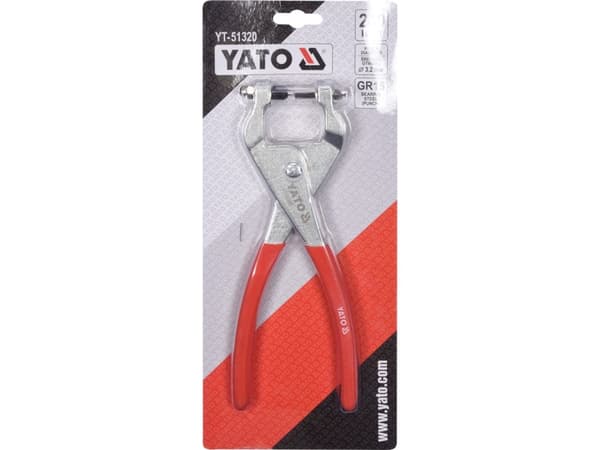 Yato YT-51320, Presstång, 3,2 mm, 3,2 mm, PVC, Röd, 240 mm