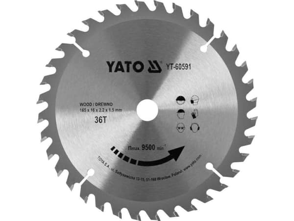 Yato YATO KÄSISAHA SAW. 165 * 36 * 16 60591 YT-60591 YT-60591