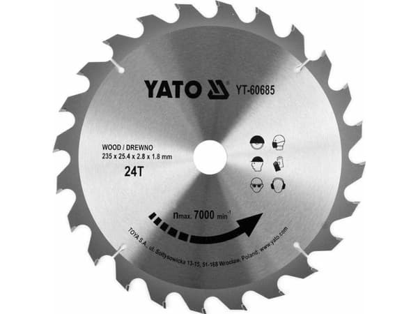 Yato YATO KÄSISAHA SAW. 235 * 24 * 25.4 60685 YT-60685 YT-60685